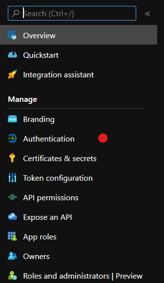 Authentication Platform on Azure AD